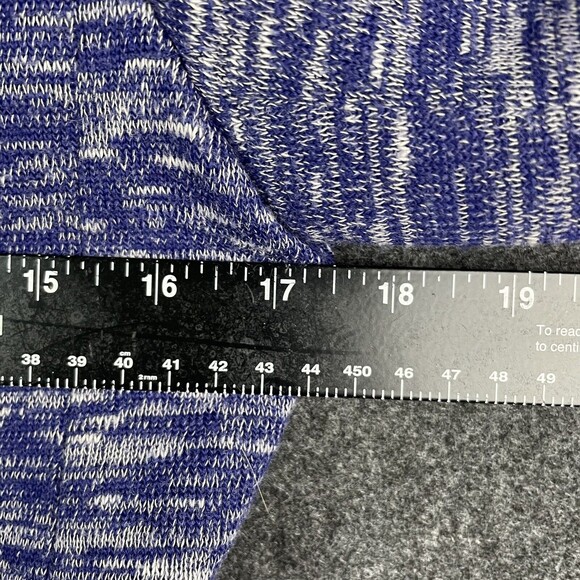 Wilfred Aritzia Exquis Blue Space Dye Open Crop Blazer Jacket Women’s Size 4 EUC - Picture 5 of 7